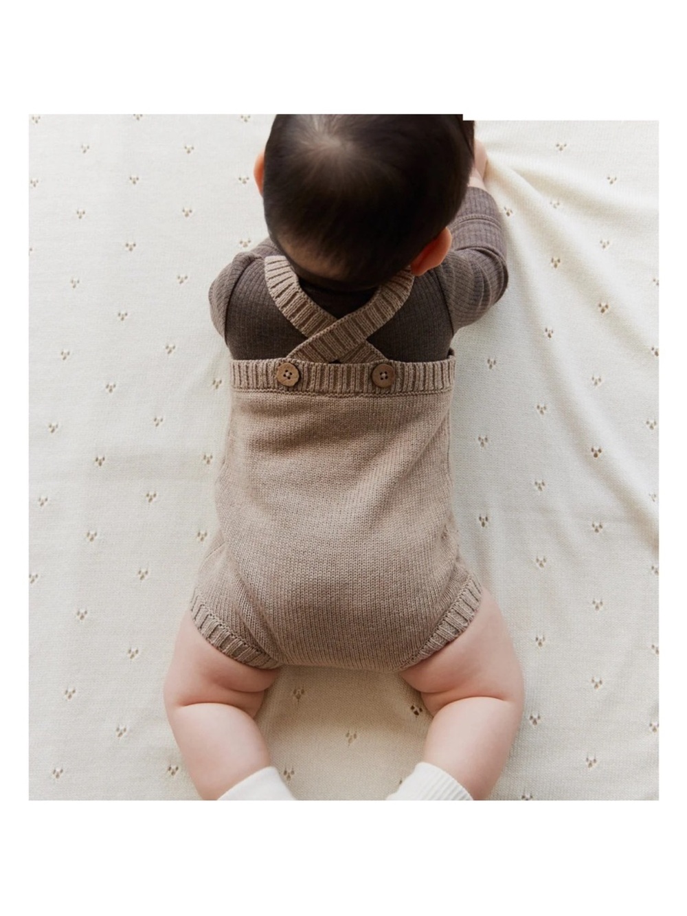 Jamie Kay Knit Bear Romper playsuit size 6-12m - Picture 4 of 4